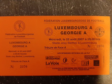 Ticket  Luxemburg - Georgien