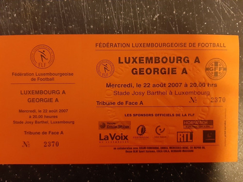 Ticket luxemburg georgien - ,