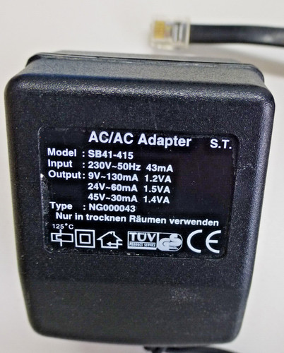 Adapter ng000043 9v - , 9v~