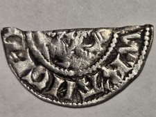 Medieval Silver Cut Halfpenny