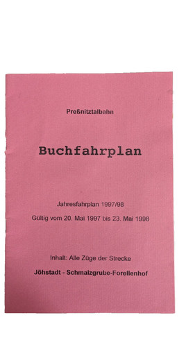 Buchfahrplan schmalspurbahn - buchfahrplan,