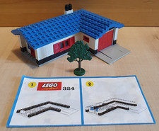 Lego - 324 - Haus mit Garage / House with Garage - aus 1968 - 60er - no car