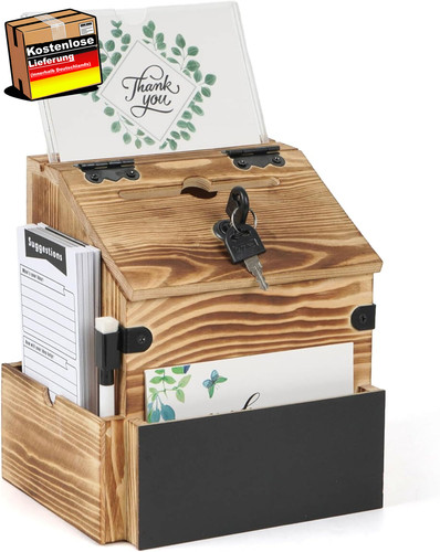 Holz vorschlagsbox briefkasten - vorschlagsbox,