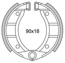 HINTERE BREMSBACKEN NEWFREN GF.0151 MOTO GUZZI CHIU 50 / DINGO 50 3 V