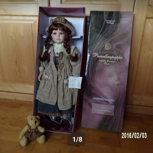 Porzellanpuppe adelie - ,