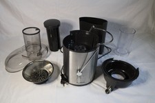 Ambiano Profi Entsafter - Edelstahl - 800W - Sehr guter Zustand mit viel Zubehör