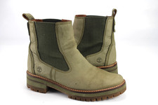 Timberland Gr.38 Damen Stiefel Stiefeletten Boots Winter  Nubuk  Khaki   K 39