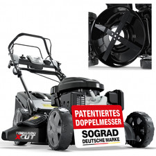 Benzin Rasenmäher mit Antrieb 53 cm Schnittbreite 6,5PS Elektrostart ONBEST XCut