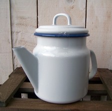 Emaille Teekanne 1 ltr NEU