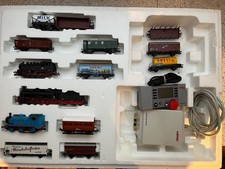 Märklin H0 Eisenbahn, Konvolut , C Gleis mit Trafos und Zentralsteuerrung usw