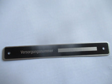Abzeichen Typenschild Schild Mercedes LG315 Bundeswehr Versorgungsnummer Nato