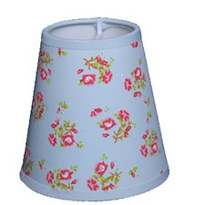 Lampenschirm Aufstecker  Bau mit Rosen Kronleuchter Klemmschirm