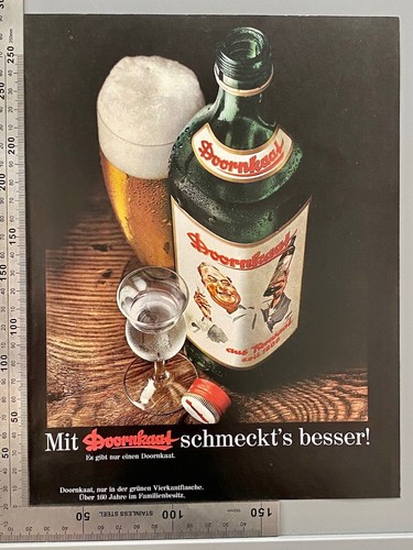 1967 mit doornkaat - mit, schmeckt´s
