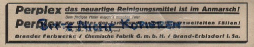 Brand erbisdorf werbung 1936 - brand-erbisdorf,,