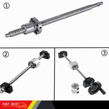 SFU1204 SFU1605 SFU2005/2505 Kugelumlaufspindel&Festlager&Muttergehäuse&Kupplung