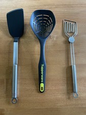 Pfannen Wender von Rösle und Sieblöffel von Tupperware