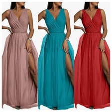 Cocktailkleid Ballkleider V-Ausschnitt Elegant Für Festliche Kleider Ärmellos