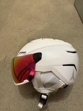 ATOMIC Savor GT Amid Visor HD Skihelm mit Brille Snowboardhelm weiß