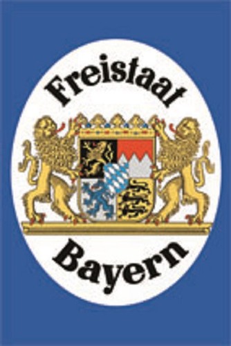 Blechschild 20x30 freistaat - blechschild,