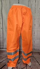 Planam Warn-/Wetterschutz Herren Regenhose Arbeitshose orange Modell 2064