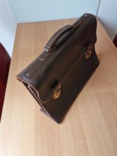 Büchertasche Ranzen Aktentasche Leder 60er  Retro Vintage 