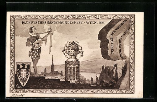 Wien deutsches - ak, wien,