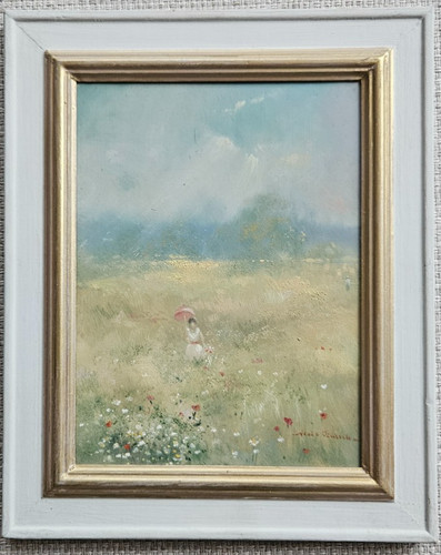 Mädchen auf der - , wiese-