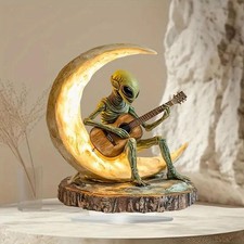 Acryl-Alien-Mond-Ornament