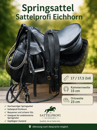 Springsattel mit zubehör - mit,