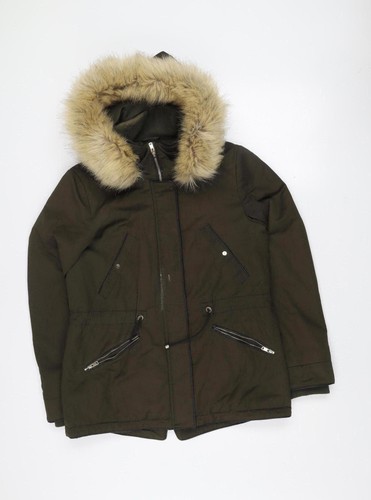 Zara damen grün parka - zara, mantel