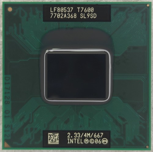 Intel core duo mobile t7600 - core,