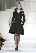 Trenchcoat VIKTOR & ROLF H&M 34 XS schwarz Mantel Designer coat black 