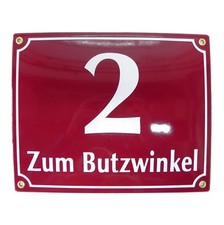 Nummernschild 20x25cm