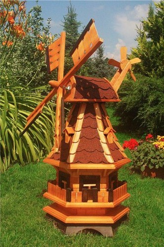 Deko windmühle rot mit - deko-windmühle,