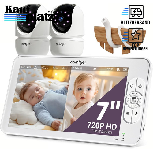 Babyphone mit kameras hd - babyphone, 2