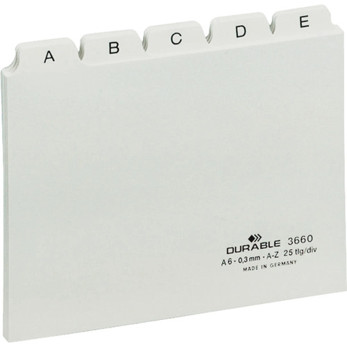 Durable karteiregister z - karteiregister,
