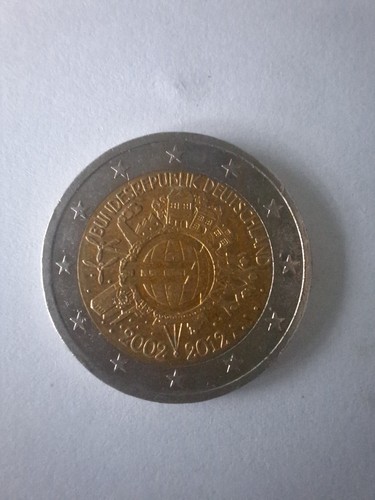 Euro gedenkmünze 2002 2012 - 2,