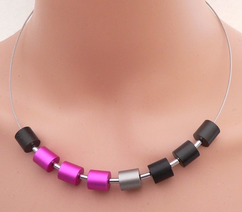 Halsreif collier aluminium - halsreif,