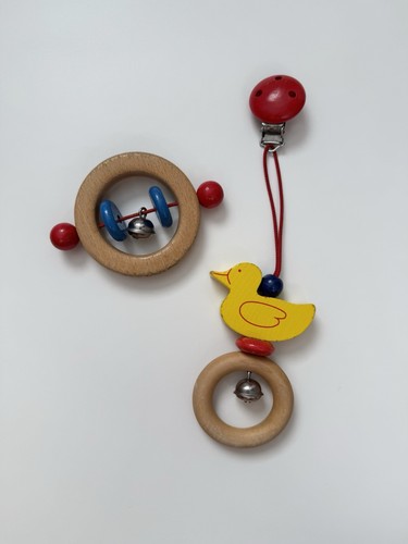 Vintage baby holz - holz, spielzeug