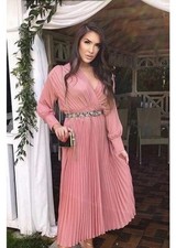 Zara Pleated Midi Dress