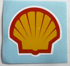 Werbe-Aufkleber Shell Muschel