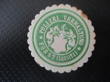 (669) Siegelmarke - Polizei Verwaltung Forst