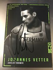 Autogramm Johannes Vetter