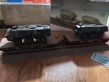 Roco Minitanks 803 Flachwagen Panzer Fuchs