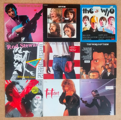 Schallplatten vinyl lp - 9x,