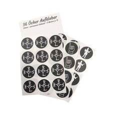 36 Öcher Aufkleber 28mm 3x12