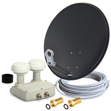 2-Teilnehmer Sat-Anlage 80cm