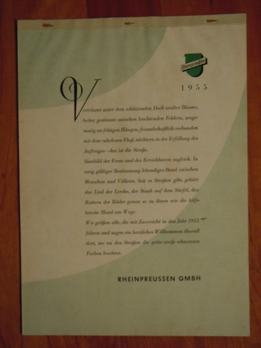 Rheinpreussen kalender 1955 - ,