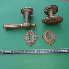 Türknauf + Klinke, um 1900, Messing, aufwändiges Design