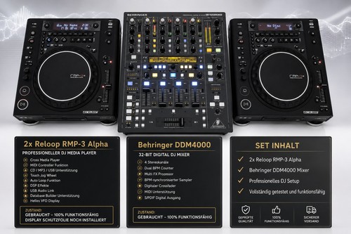Komplettset 2x reloop - vb,